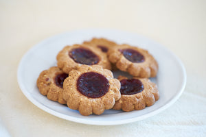 Krin’s Bakery Raspberry Almond Linzer Cookies Made Fresh in Vermont